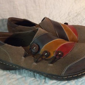 Br. New ''Spring Step L'ARTISTE'' Leather Loafers